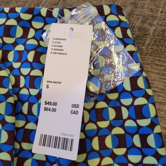 NWT URBAN OUTFITTERS | Jagger Button-Front Mini Skirt Patterned | Sz. S - Picture 8 of 11